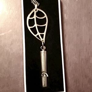 Whistle necklace/personal alarm. For self defense--